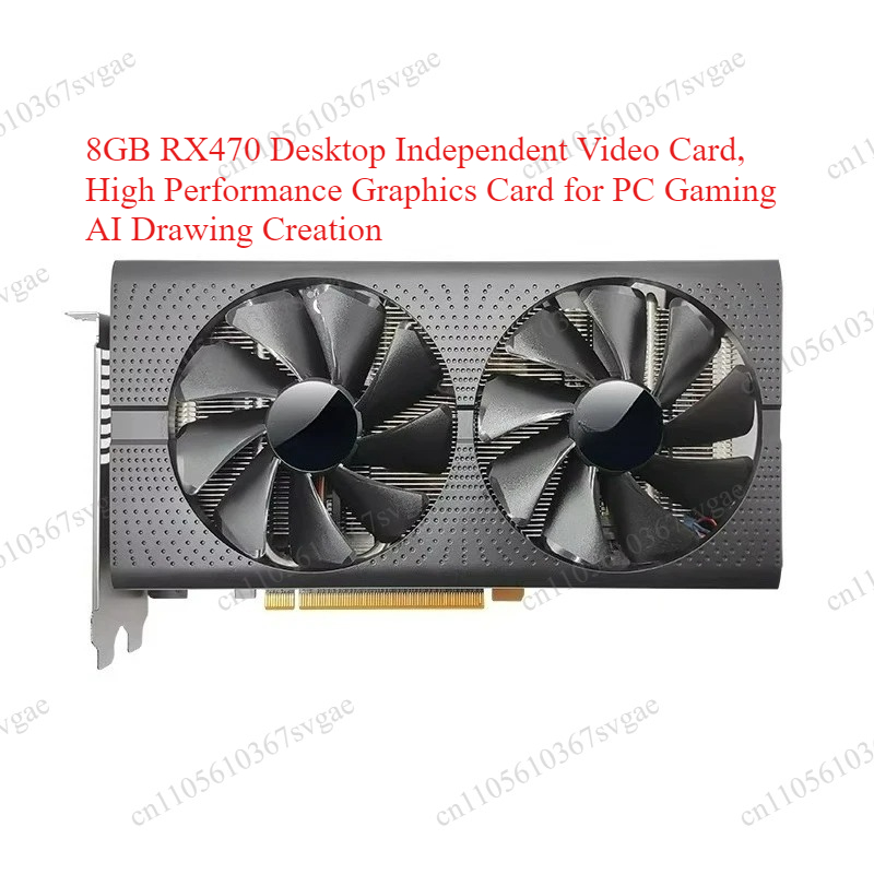 Pc Gaming Graphics Card - 8GB RX470 데스크탑 독립형 비디오 카드,