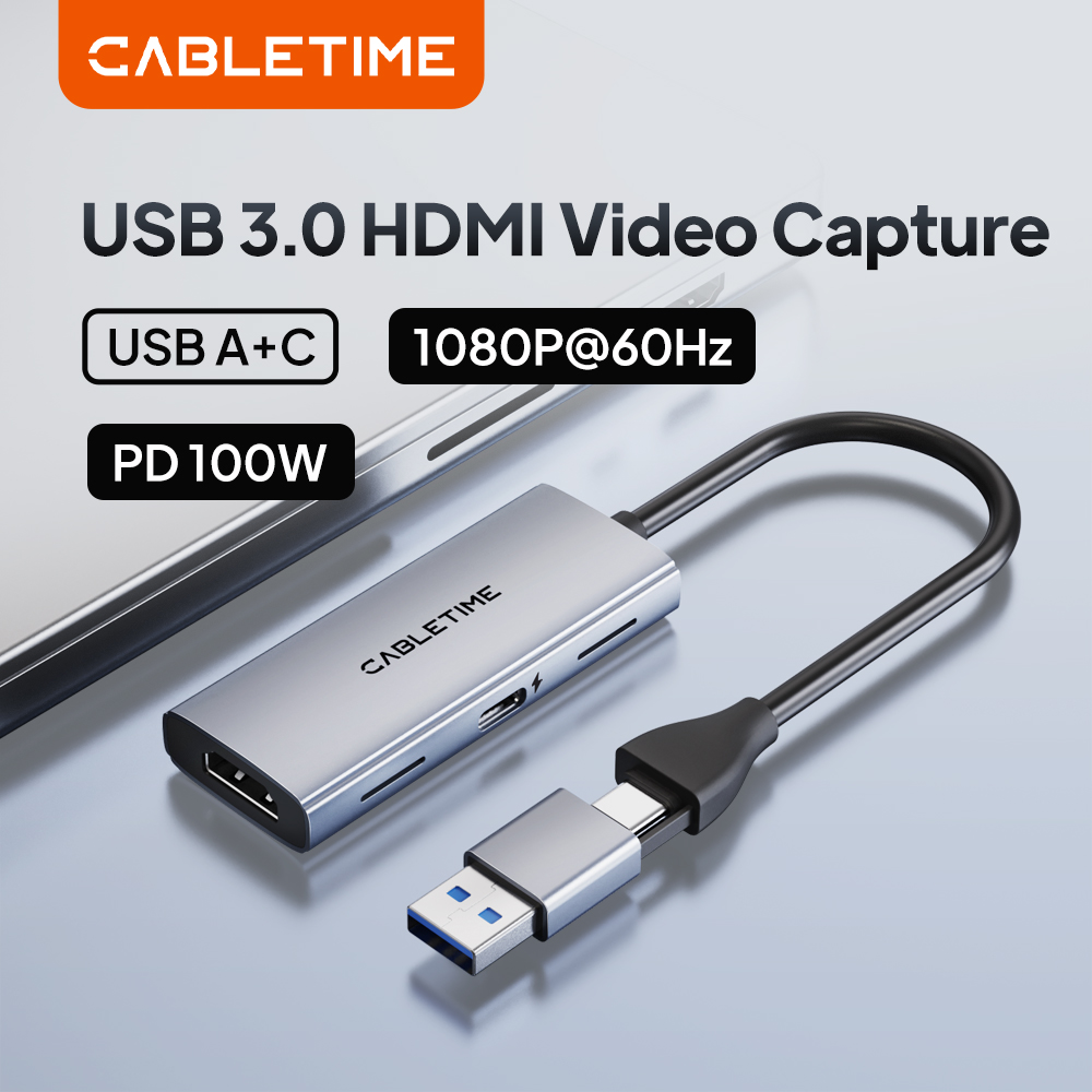 Pc Gaming Video - CABLETIME 4K 비디오 캡처 카드(PD 100W