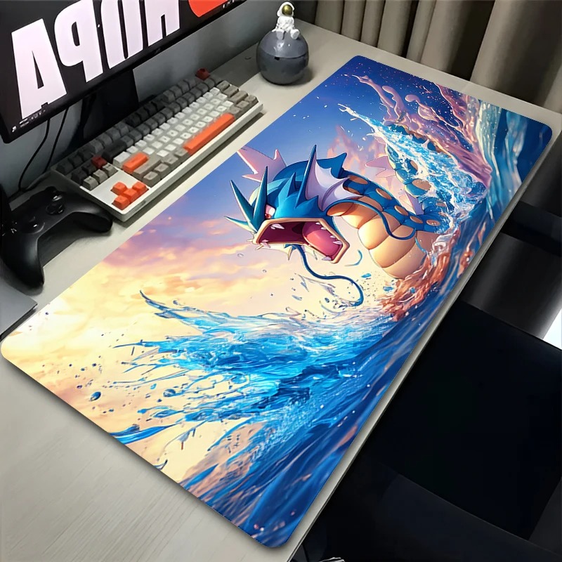Pc Gaming Keyboards - 거대한 파도 일본 애니메이션 마우스 패드