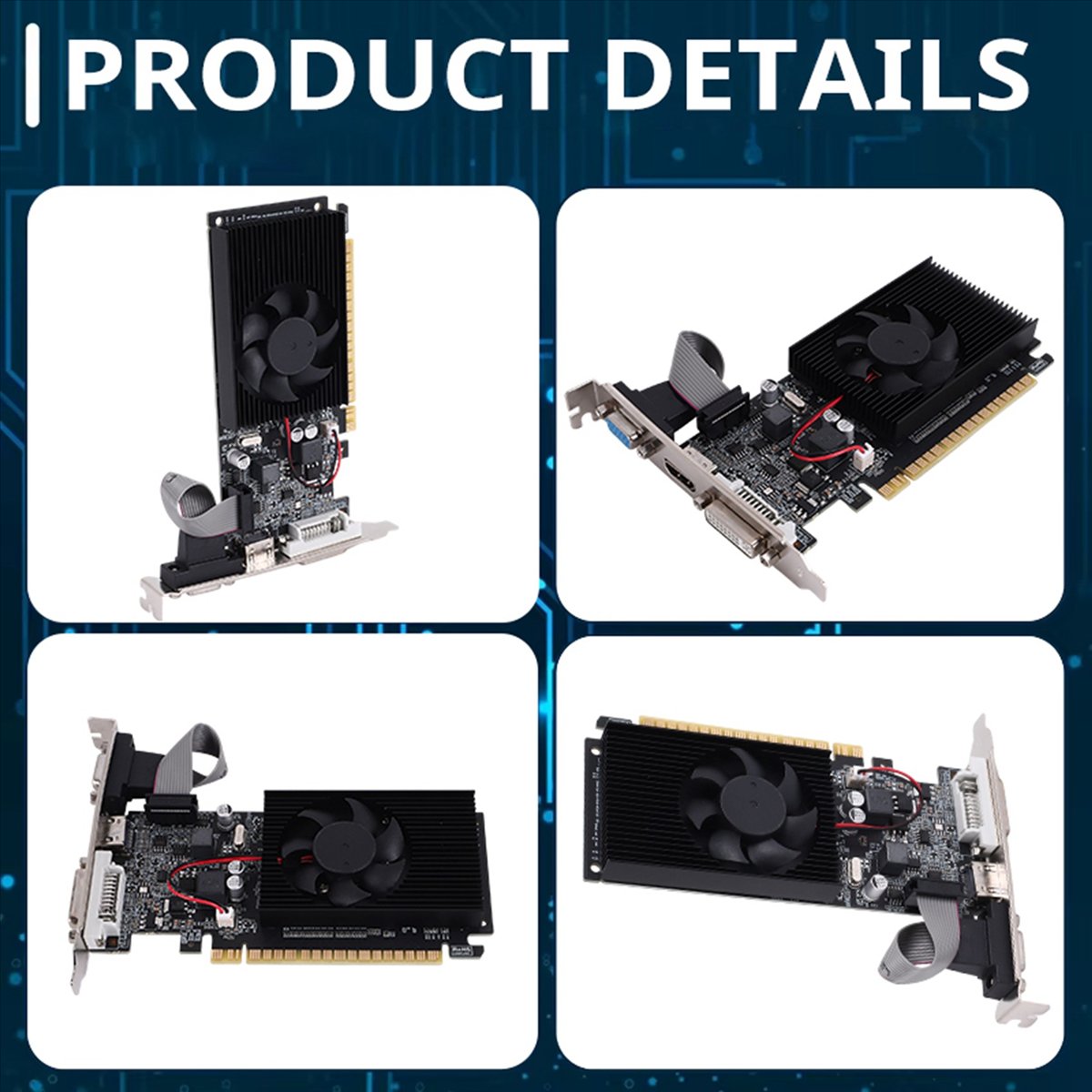 Pc Gaming Graphics Card - A49T GT 610 1G 초고속 그래픽