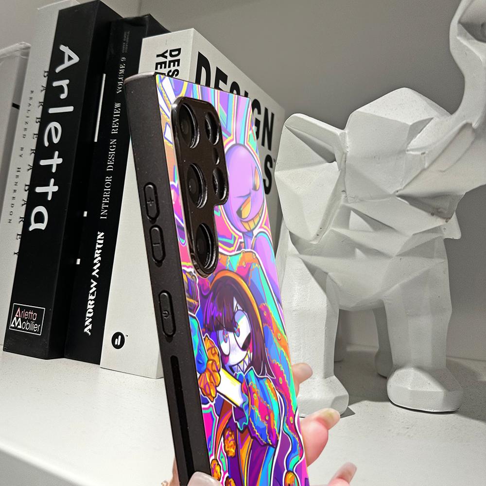 Pc Case Tempered Glass - 애니메이션 A-어메이징 디지털 서커스 폰 케이스