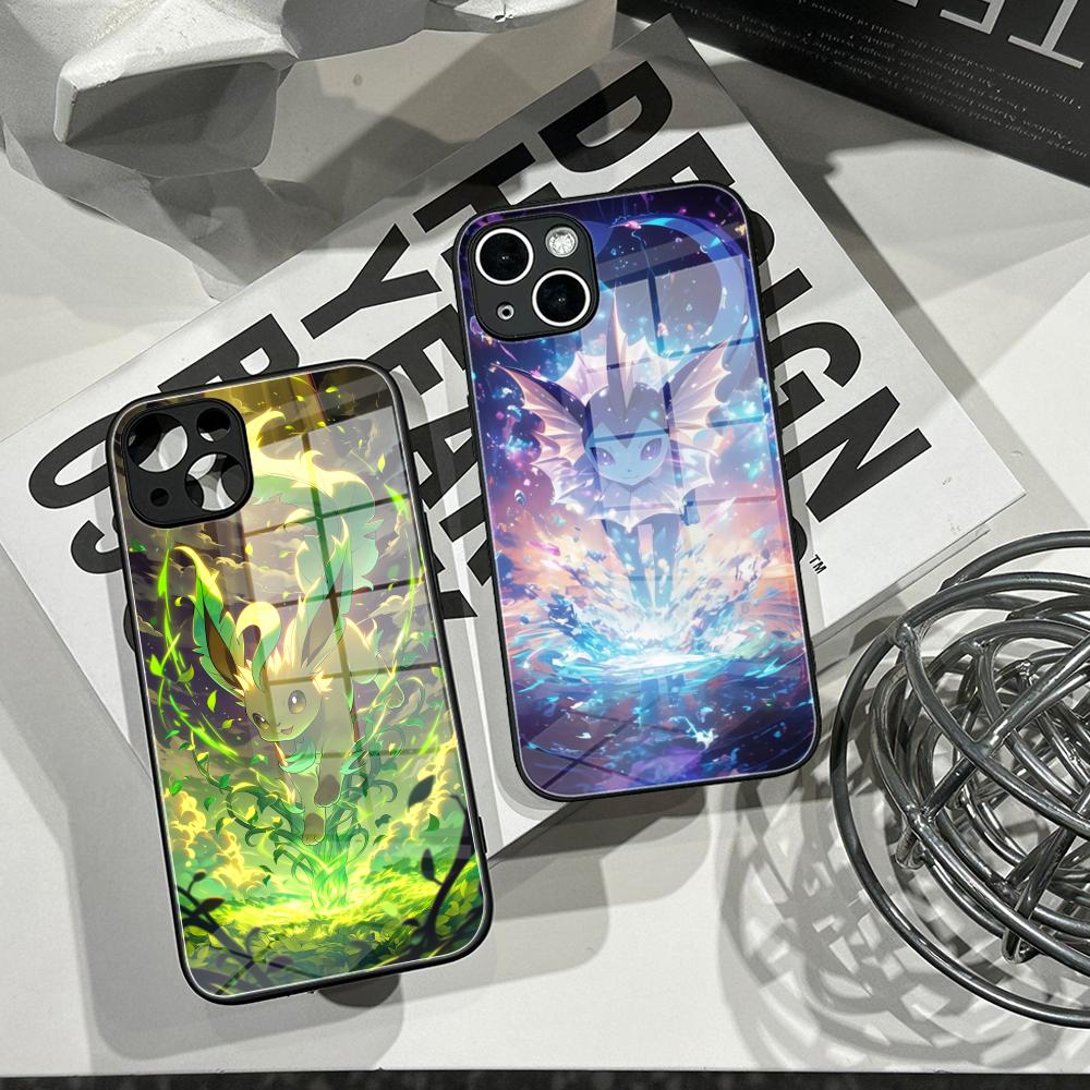 Pc Case Tempered Glass - P-포켓몬스터 폰 케이스 강화유리 쉘 아이폰