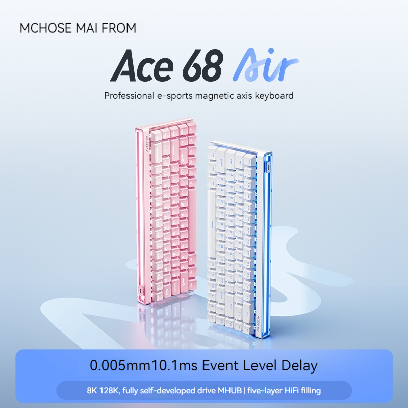 Pc Gaming Keyboards - Mchose Ace68 에어 마그네틱 축 기계식
