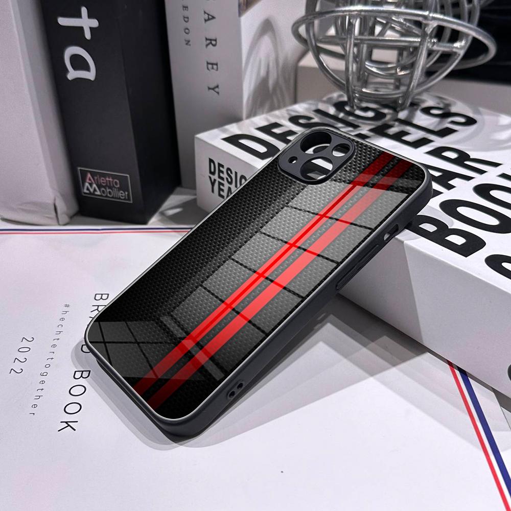 새로운 창의적인 카본 파이버 패턴 휴대폰 케이스 강화유 - Pc Case Tempered Glass 리뷰 및 가격