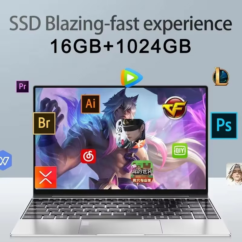 새로운 초슬림 노트북 14.1인치 16GB 램 2TB  - Pc Gaming Intel 리뷰 및 가격