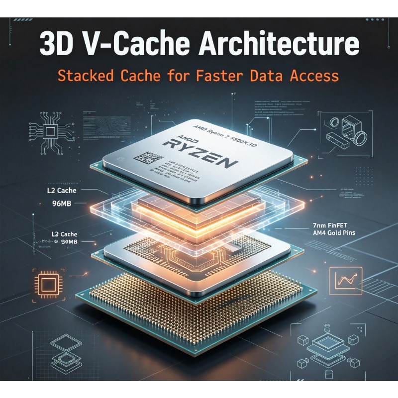 라이젠 7 5800X3D PC 게이밍 프로세서 AM4  - Pc Gaming Ryzen 7 리뷰 및 가격