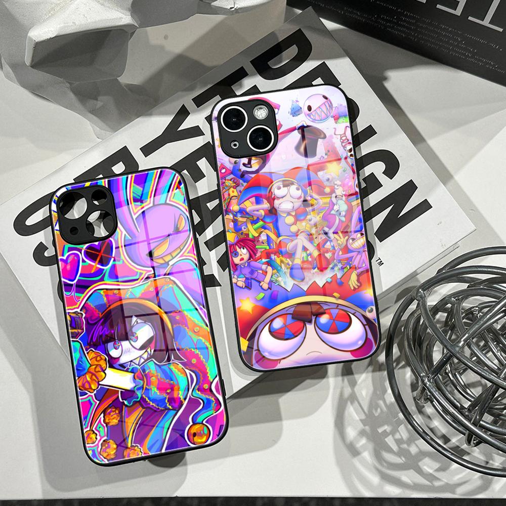 애니메이션 A-어메이징 디지털 서커스 폰 케이스 강화유 - Pc Case Tempered Glass 리뷰 및 가격