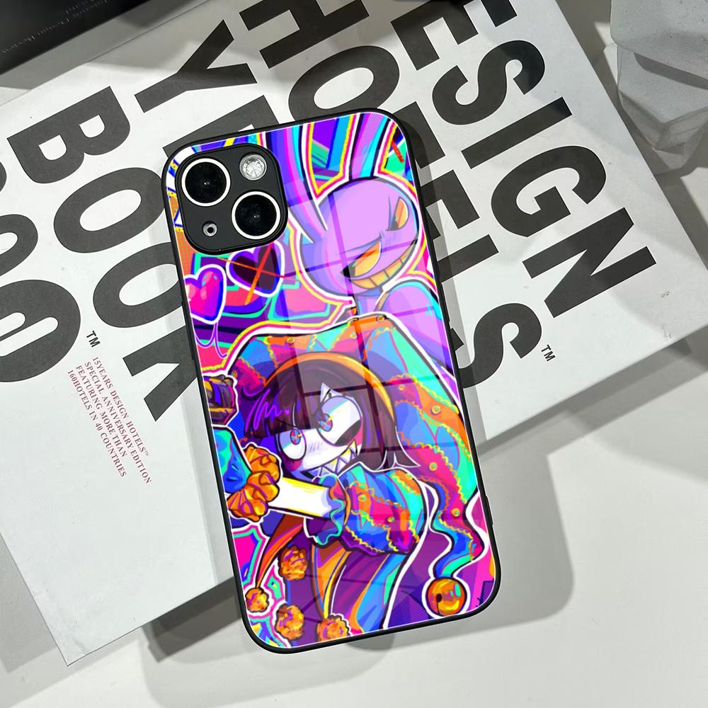 애니메이션 A-어메이징 디지털 서커스 폰 케이스 강화유 - Pc Case Tempered Glass 리뷰 및 가격