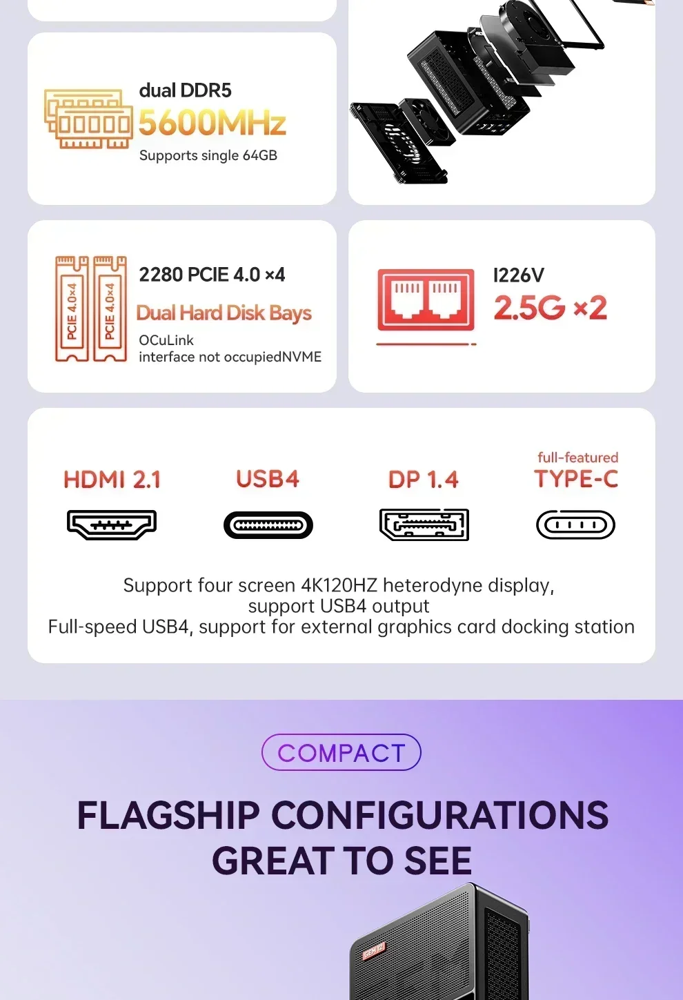 Aoostar GEM12 AMD Ryzen 7 8845 - Pc Gaming Ryzen 7 리뷰 및 가격