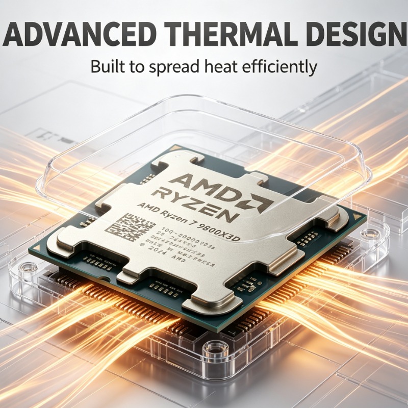 AMD 라이젠 7 9800X3D PC 프로세서 8코어1 - Pc Gaming Ryzen 7 리뷰 및 가격