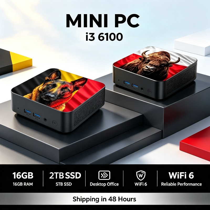 게이밍 미니 데스크탑 컴퓨터 인텔 코어 i3 6100, - Pc Gaming Intel 리뷰 및 가격
