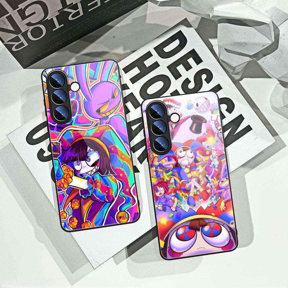 애니메이션 A-어메이징 디지털 서커스 폰 케이스 삼성  - Pc Case Tempered Glass 리뷰 및 가격