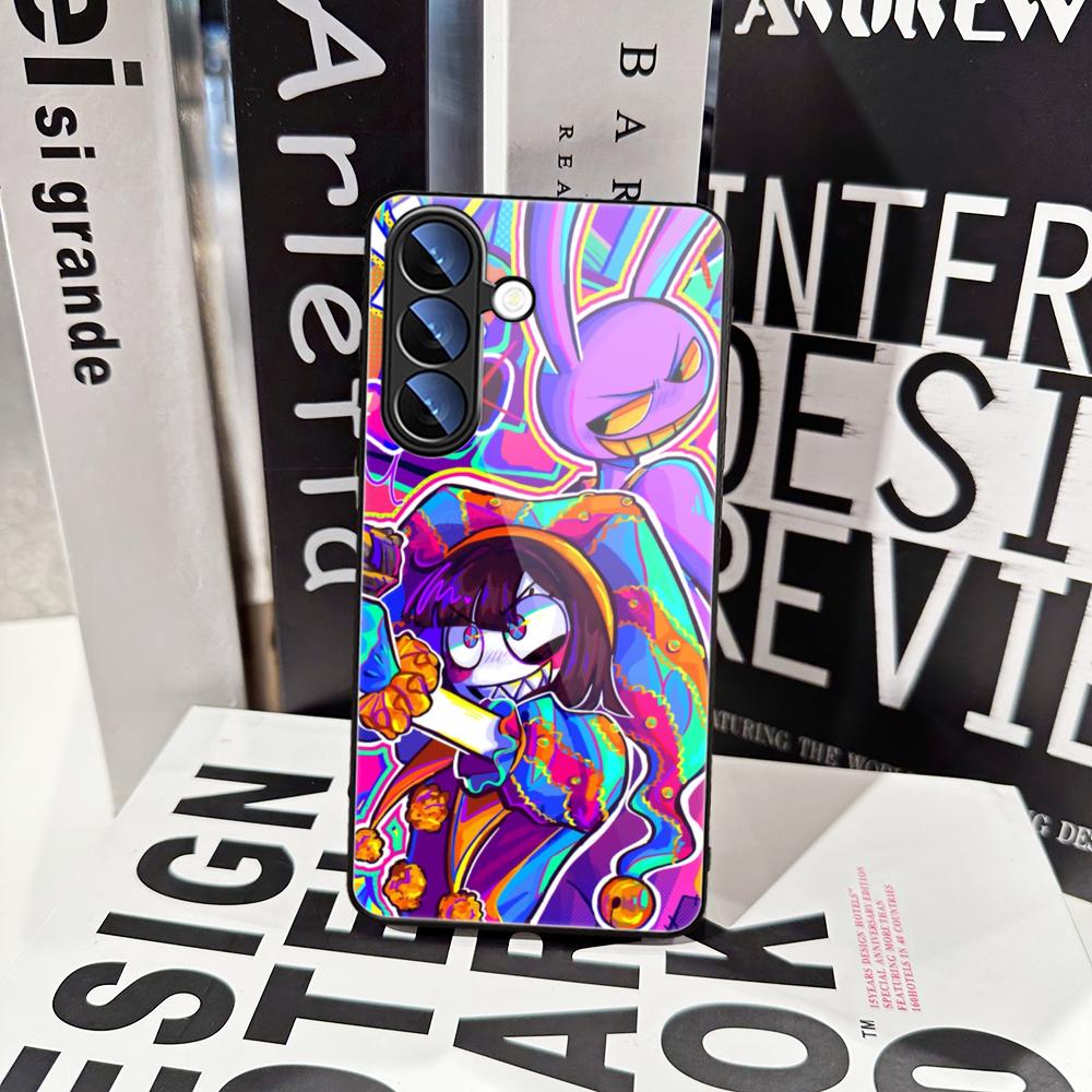 애니메이션 A-어메이징 디지털 서커스 폰 케이스 삼성  - Pc Case Tempered Glass 리뷰 및 가격