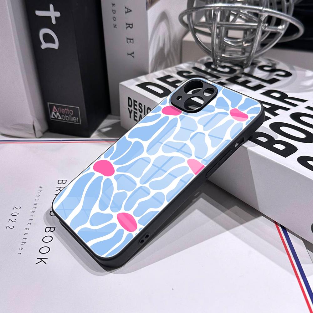 Clmj 컬러풀 플라워 폰 케이스 강화유리 쉘 아이폰  - Pc Case Tempered Glass 리뷰 및 가격