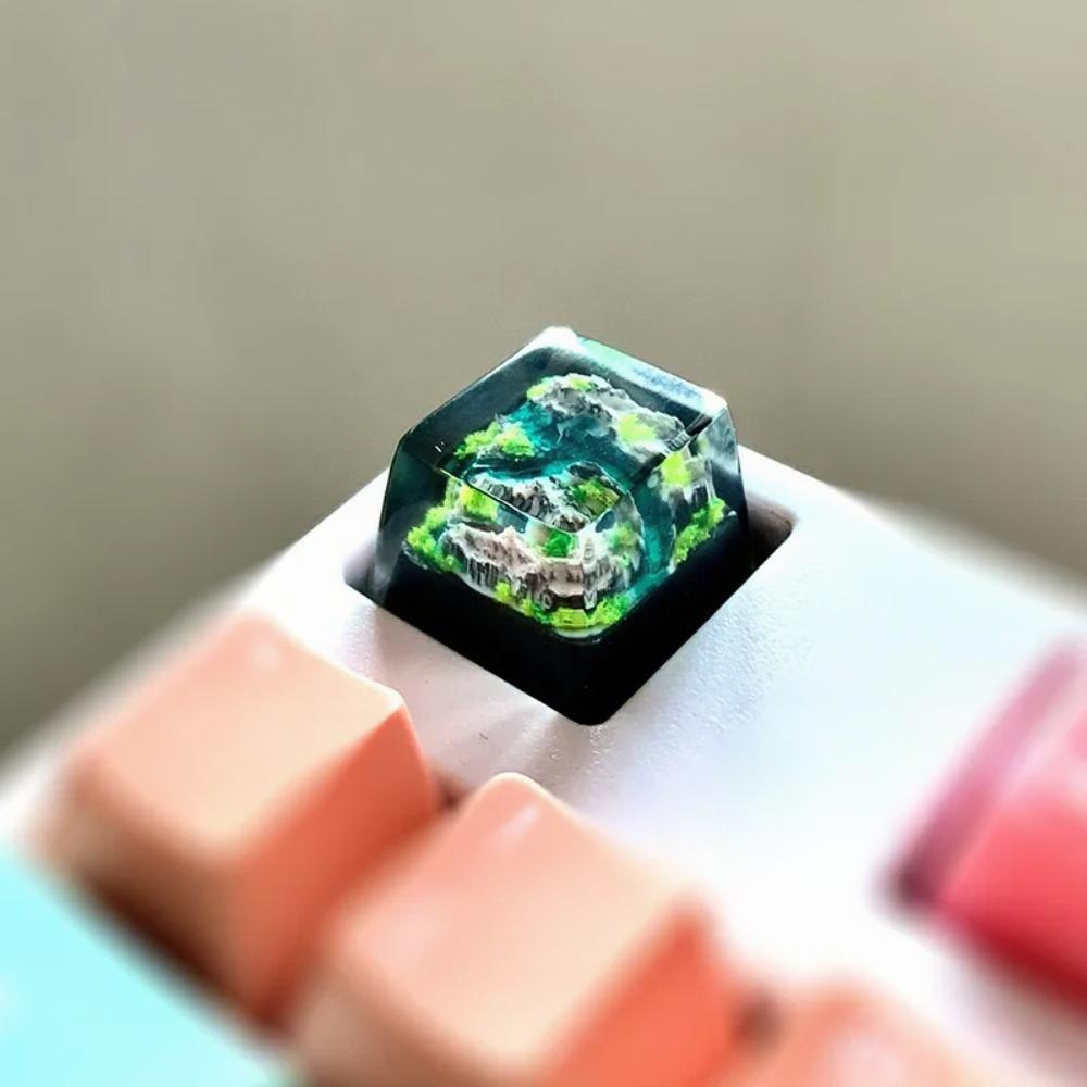 산과 바다 키캡 아티산 레진 고급 DIY PC 게이머  - No Rgb Gaming Pc 리뷰 및 가격