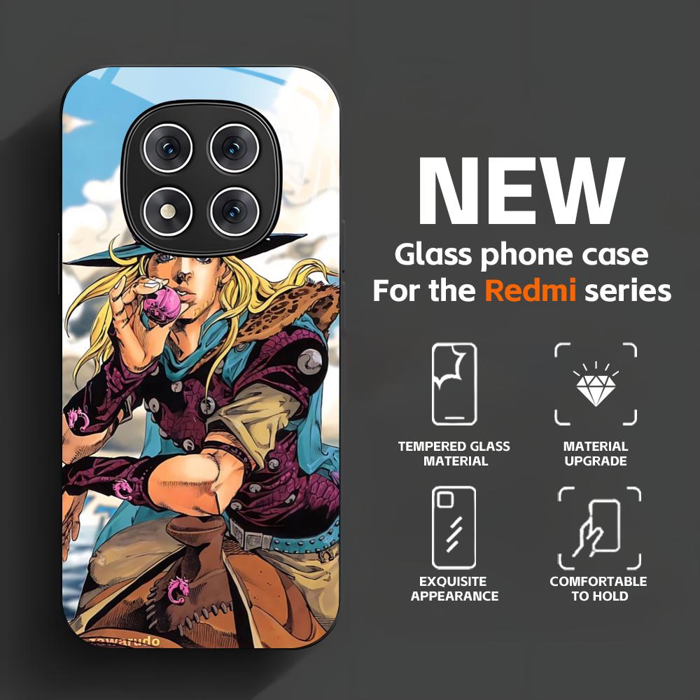 애니메이션 JOJO 스틸 볼 런 멋진 폰 케이스 강화유 - Pc Case Tempered Glass 리뷰 및 가격