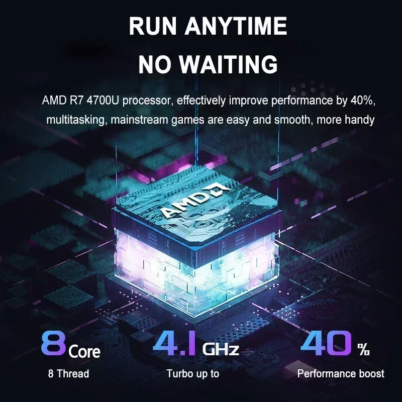 2024 울트라북 노트북 AMD R7 4700U/R5  - No Rgb Gaming Pc 리뷰 및 가격